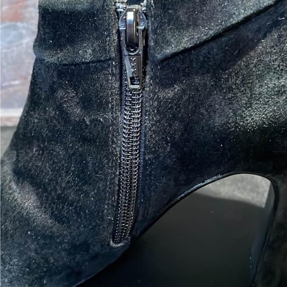 EC Colin Stewart black suede ankle boots size 7 only worn a few times - Picture 3 of 8